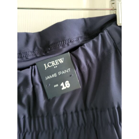 J. Crew Womens Maternity Navy Blue Jamie pants trousers size 16 New career - Picture 6 of 6